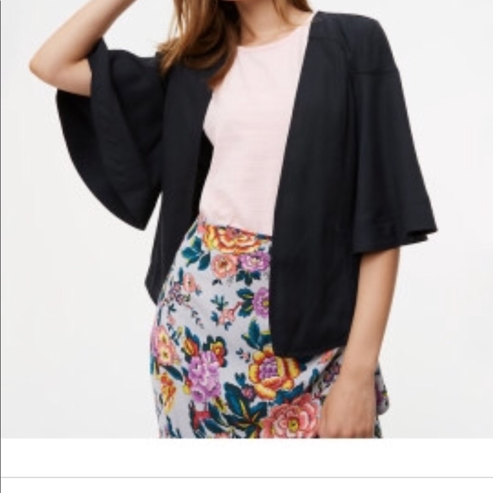 Loft summer kimono jacket NWOT